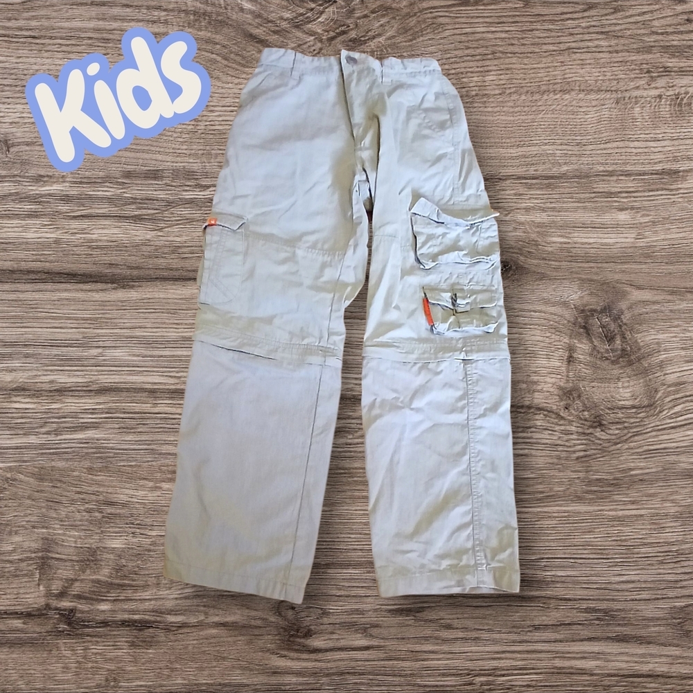 🍁2/30🍁Kids Vintage Y2K Cargo Pants/ Shorts Convertable Great Condition